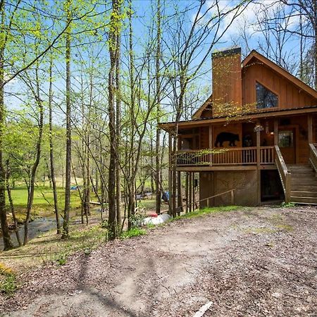 Cozy Cabin Beside Briar Creek, Fire Pit, Wifi Villa Ellijay Exterior foto